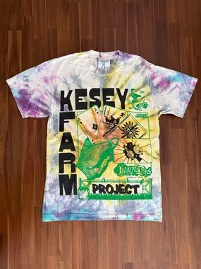 Online Ceramics Kesey Farm Project Tie-Dye Graphic Tee